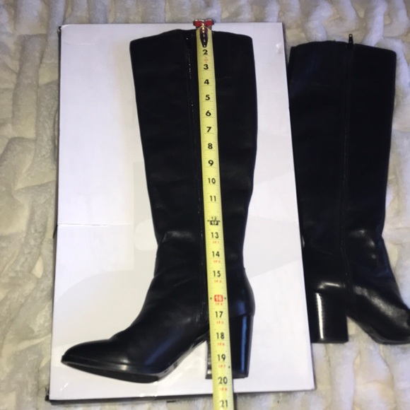 Nine West genuine leather Natty tall boots, Women’s 6.5M, black. New in box! - Picture 10 of 15